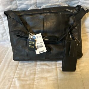 Vintage Cabin Creek Genuine Leather Brown Purse NWT